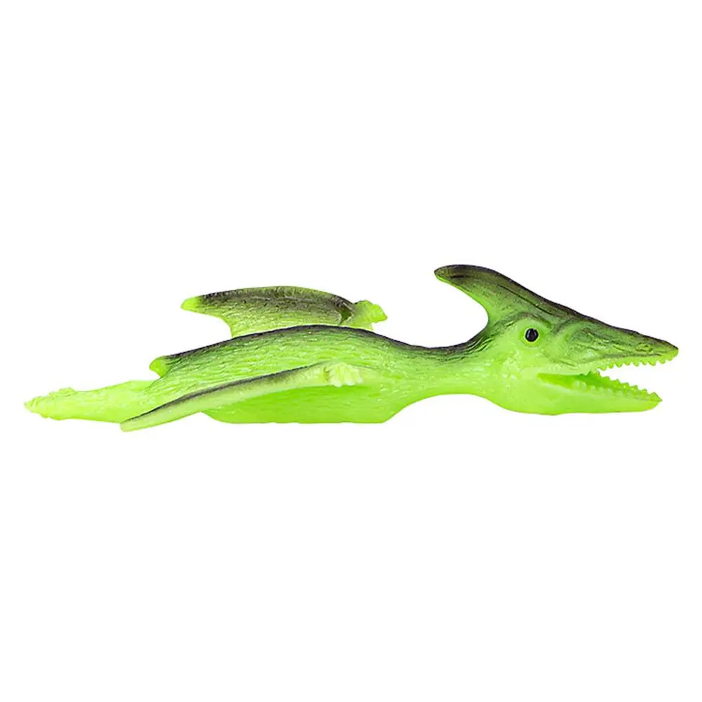 Dino World Vystřelovací svítící dinosaurus oranžový Pterodaktyl