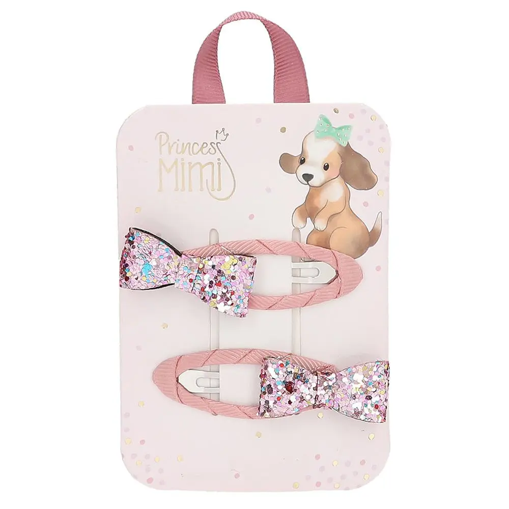 Sponky do vlasů se třpytkami Princess Mimi tučňáci