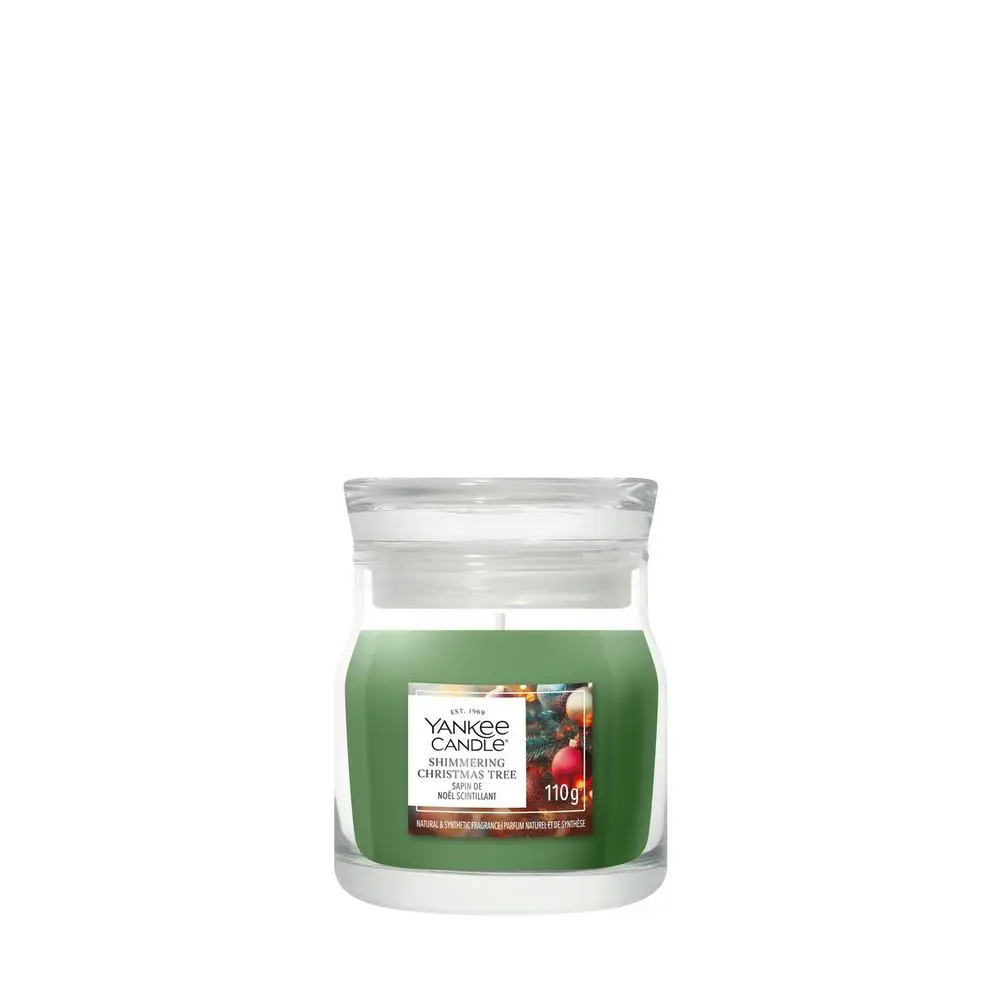 Svíčka Yankee Candle Signature malá, Shimmering Christmas Tree