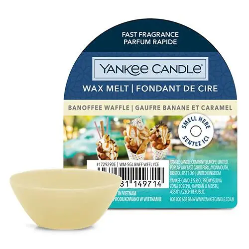Yankee Candle Banoffee Waffle Vosk do aromalampy 22 g