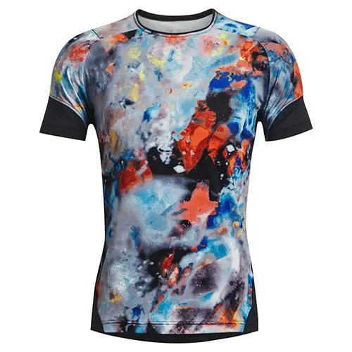 Under Armour pánské tričko Rush 2.0 Print pánské sportovní triko Rush 2.0 Print s krátkým rukávem