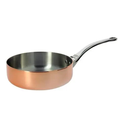 De buyer Měděná pánev na soté s nerezovou rukojetí Ø 24 cm Inocuivre