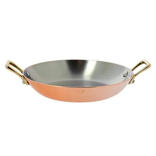 de Buyer Pánev , 6449.20 INOCUIVRE, měděná, mini, masivní mosazná rukojeť, průměr 20 cm, výška 3 cm