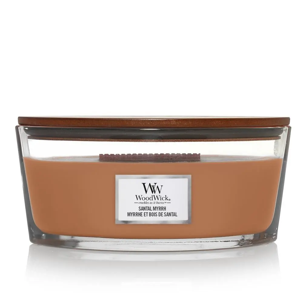 WoodWick Vonná svíčka loď Santal Myrrh 453,6 g
