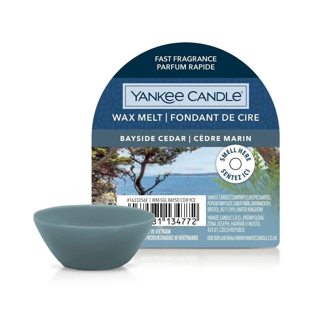 YANKEE CANDLE BAYSIDE CEDAR VONNÝ VOSK DO AROMALAMPY NOVÝ