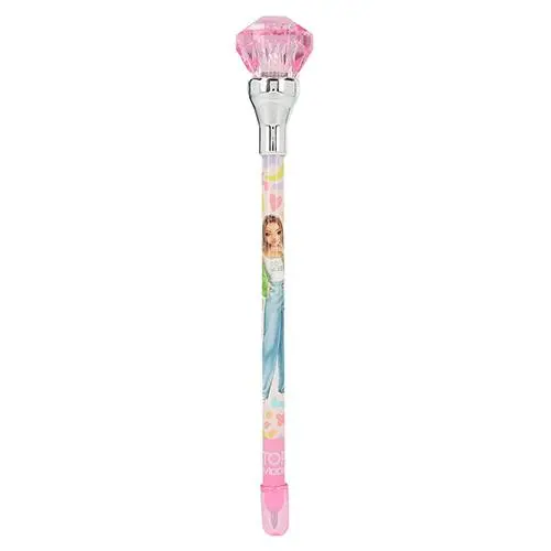 Propiska s LED diamantem Top Model Fergie, light pink