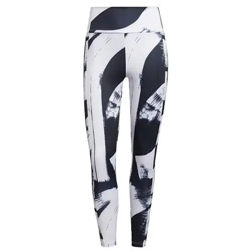 Dámské legíny Adidas All Over Print 3-Stripes 7/8 Tights Dámské sportovní legíny