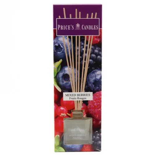Price's Candles Rákosový difuzér Price´s Candles Lesní plody 100 ml