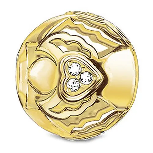 Thomas Sabo Korálek Anděl se srdcem K0223 414 14 Karma Beads 18k yellow g