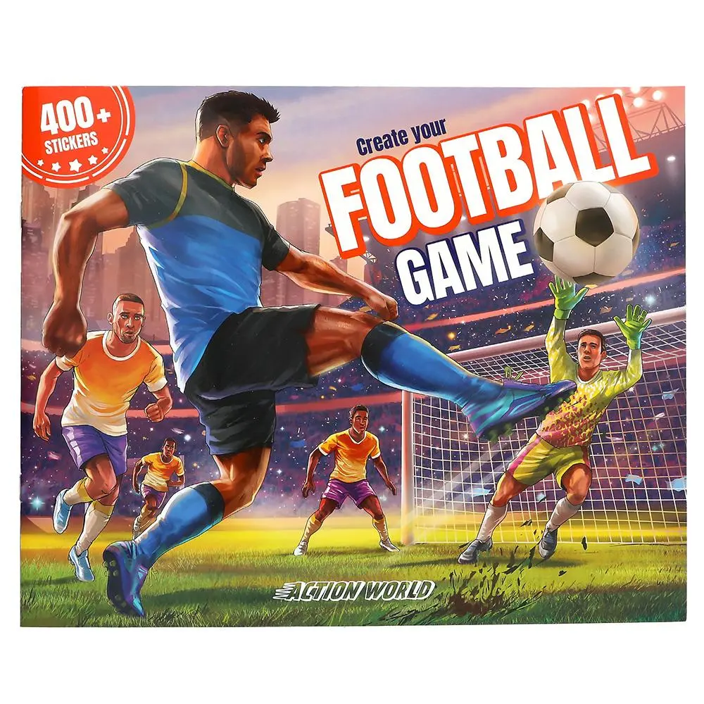Kreativní sešit se samolepkami fotbal