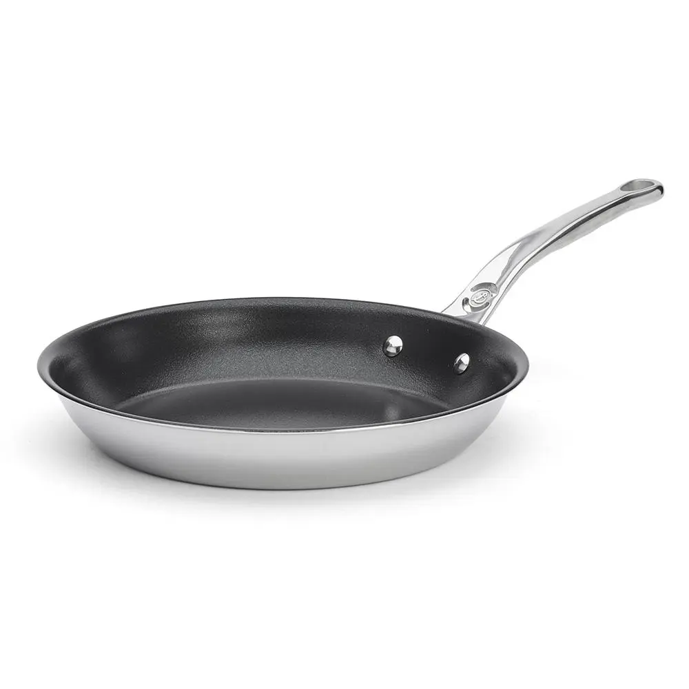 Nepřilnavá pánev AFFINITY 32 cm, stříbrná, nerezová ocel, de Buyer