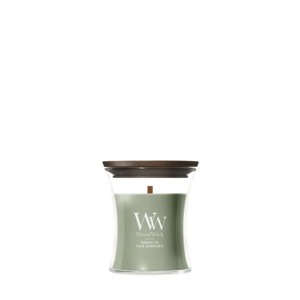 WoodWick Vonná svíčka váza malá Verdant Fig 85 g