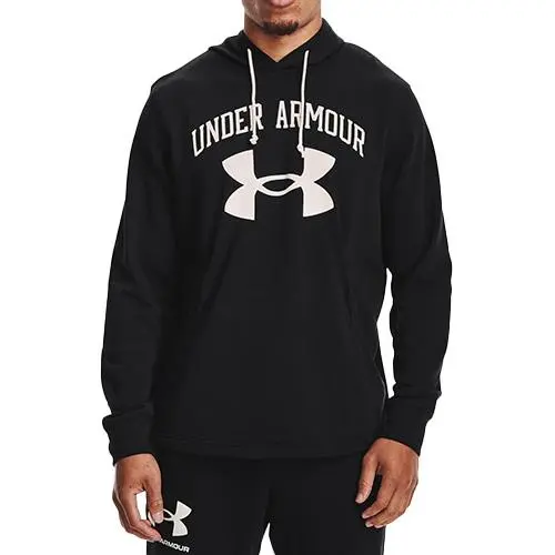 Under Armour Ua rival terry big logo hd-blk 1361559-001 Černá