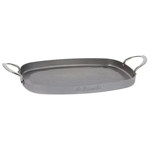 de Buyer Oválná pánev ke grilování Plancha MINERAL B 38x26cm vroubky