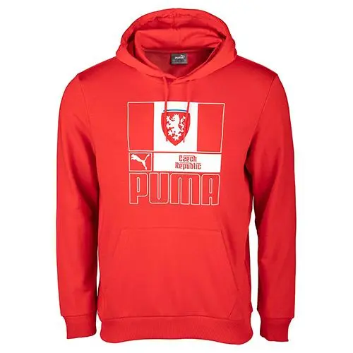 PUMA Mikina ČESKÁ REPUBLIKA FtblCore red