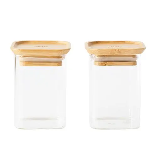 Pebbly PKV-047 Set 2 ks skleněných dóz 240 ml