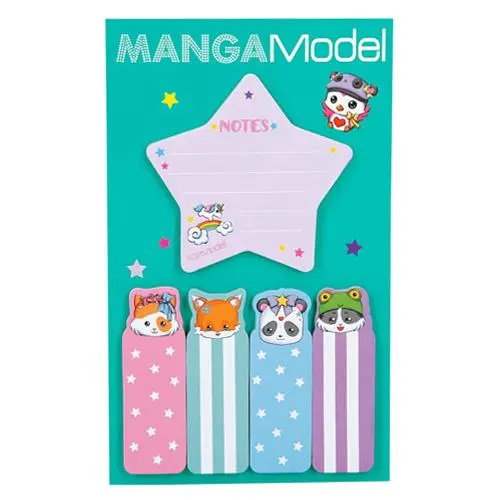 Samolepicí bločky Manga Model ASST Hvězdička, 5 ks