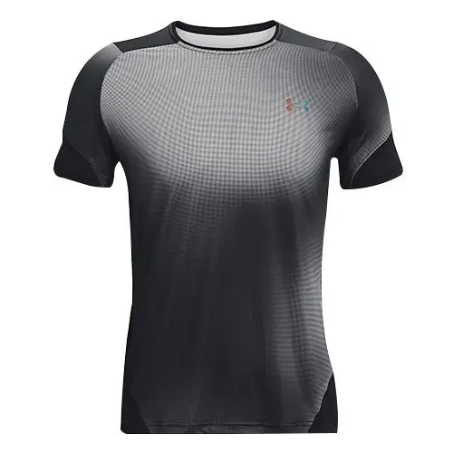 Under Armour Pánské funkční tričko HG Rush 2.0 Print SS-BLK černé