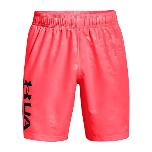 Under Armour UA Woven Emboss shorts červená
