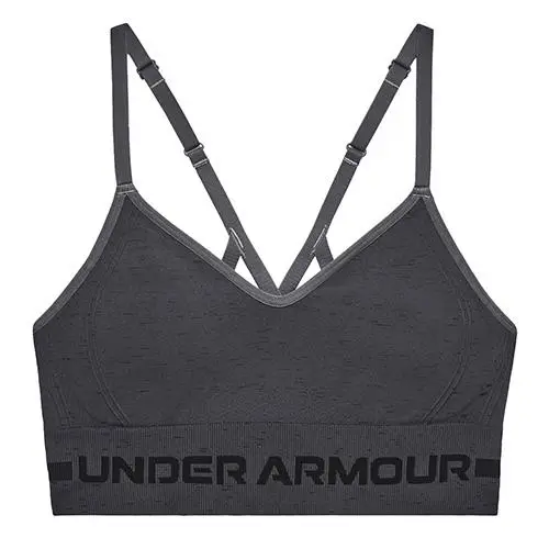 Under Armour UA Seamless Low Long Htr Bra-GRY