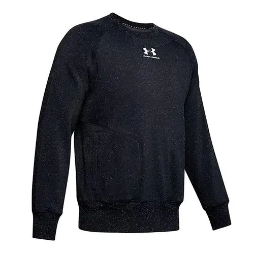 Under Armour Speckled fleece Crew černá