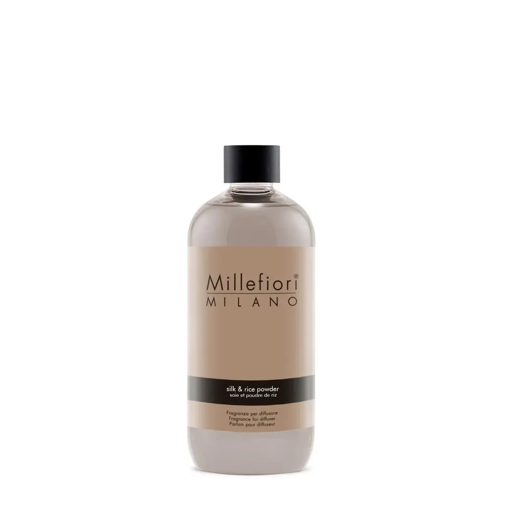 Millefiori Milano Silk & Rice Powder aroma náplň pro difuzér 500 ml