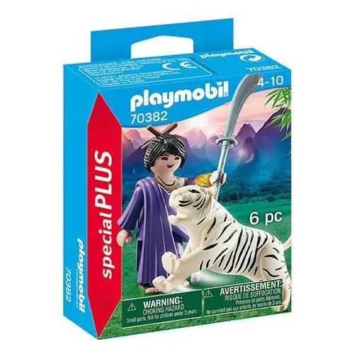 Playmobil 70382 asijská bojovnice s tygrem