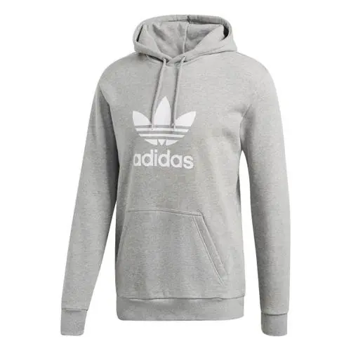 adidas Trefoil mikina šedá