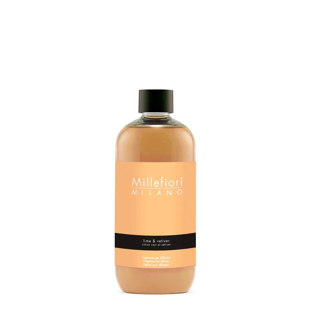 Millefiori Natural Lime & Vetiver náplň pro aroma difuzér 500 ml