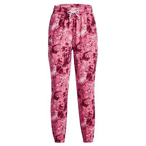 Under Armour Rival Terry Print Jogger-PNK