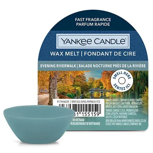Yankee Candle Wax Melt Single Evening Riverwalk Vonný vosk 22 g