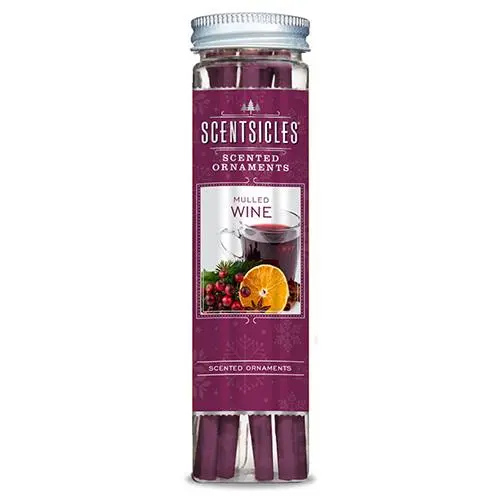 Scentsicles vonné tyčinky vánoční stromek Mulled Wine 6 ks