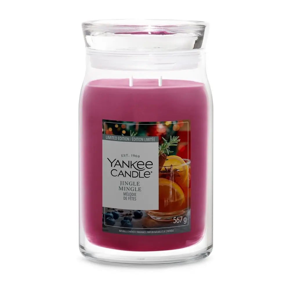 Svíčka Yankee Candle Signature velká, Jingle Mingle
