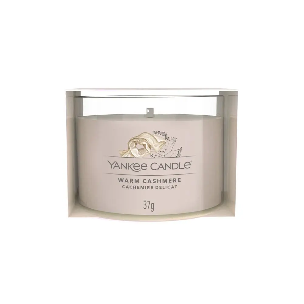 YANKEE CANDLE VOTIVNÍ SVÍČKA PLNĚNÁ VE SKLE WARM CASHMERE