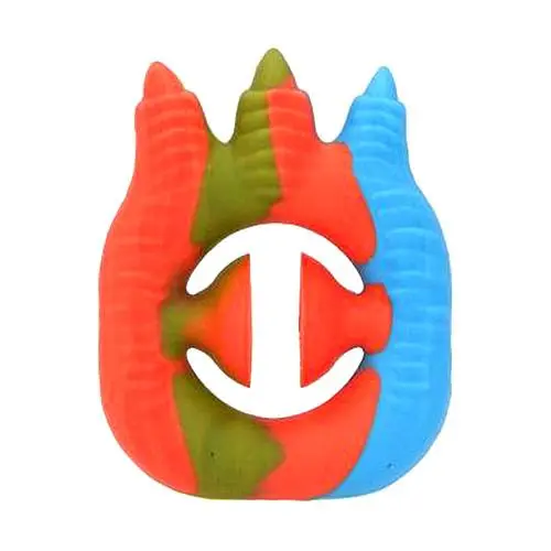 Dino World Fidget tlapa Zelená, žlutá, červená