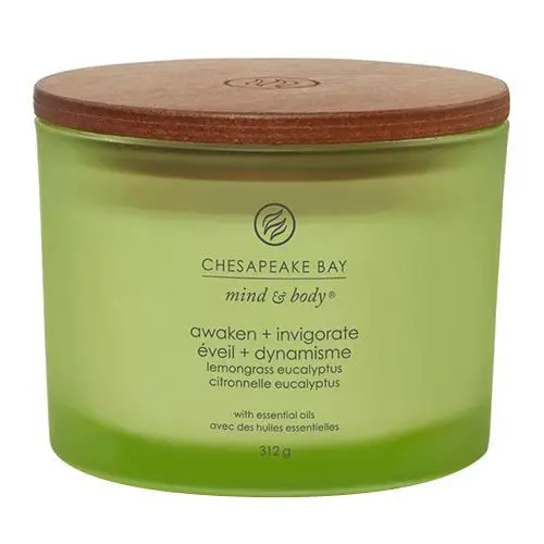 Vonná svíčka CHESAPEAKE BAY CANDLE Awaken & Invigorate 312g / 3 knoty