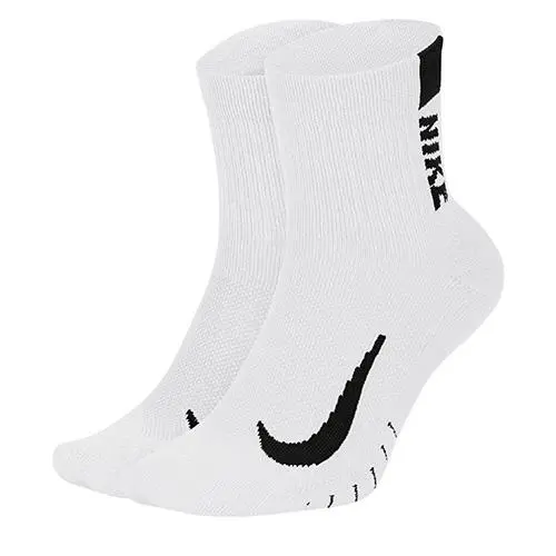 Nike MULTIPLIER QUARTER 2 PAIRS SX7556-100 bílé