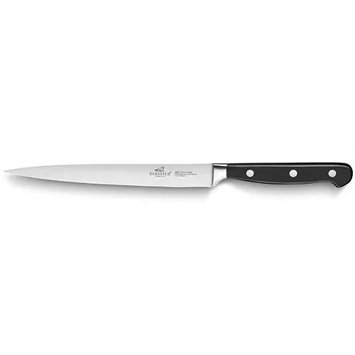Lion Sabatier Filetovací nůž PLUTON 18 cm, nerezové nýty, černá