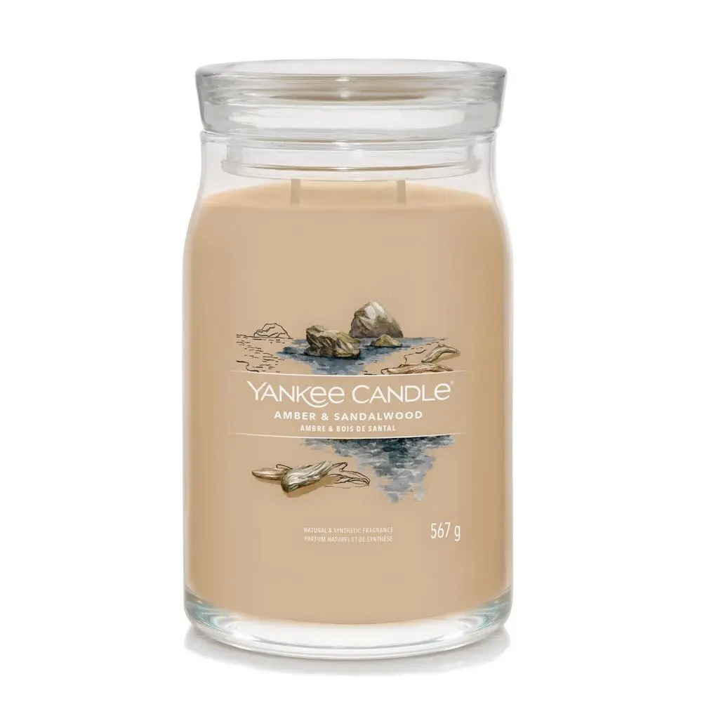 Yankee Candle Signature Amber & Sandalwood 567 g