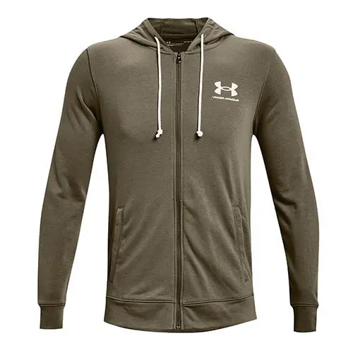 Under Armour Rival Terry LC FZ zelená