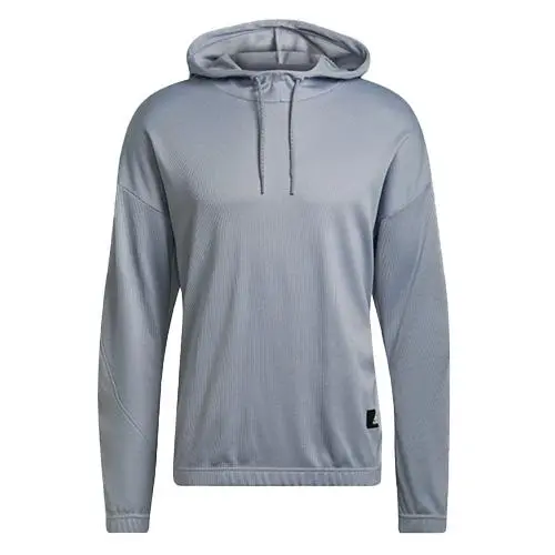 adidas TRVL 3-Stripes Hoodie mikina šedá