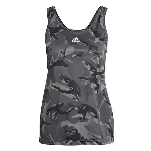 adidas Funkční tričko Designed 2 Move Camouflage GL3779 Šedá Regular Fit