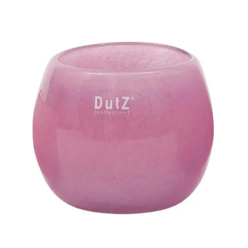 Skleněný květináč DutZ Pot, výška 6 cm, průměr 8 cm, barva fuchsiová