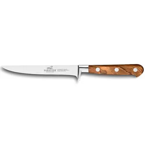 Lion Sabatier Vykosťovací nůž IDEAL PROVENCAO 13 cm, nerezové nýty, hnědá