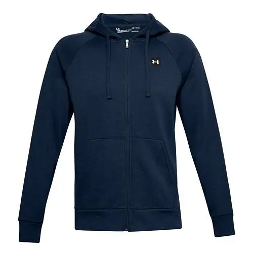 Under Armour Rival Fleece FZ Hoodie Modrá