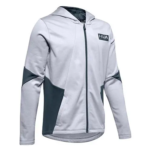 Under Armour Game Time Full Zip Hoody-GRY, Game Time Full Zip Hoody-GRY