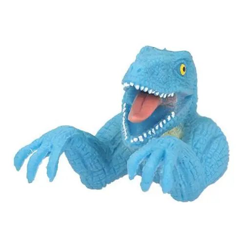 Prstová loutka Dino World ASST oranžový T Rex