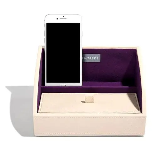 Stackers Šperkovnice Jewellery Box Layers Mini Krémová purpurová