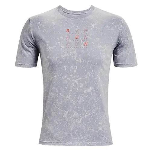 Pánské tričko Under Armour Run Anywhere šedá M