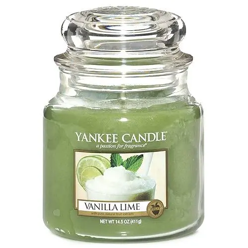 YANKEE CANDLE Vanilla Lime svíčka 411g